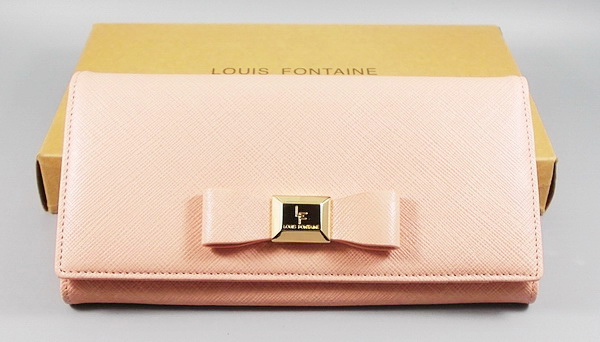 กระเป๋าสตางค์ LOUIS FONTAINE พีช ใหม่ แท้