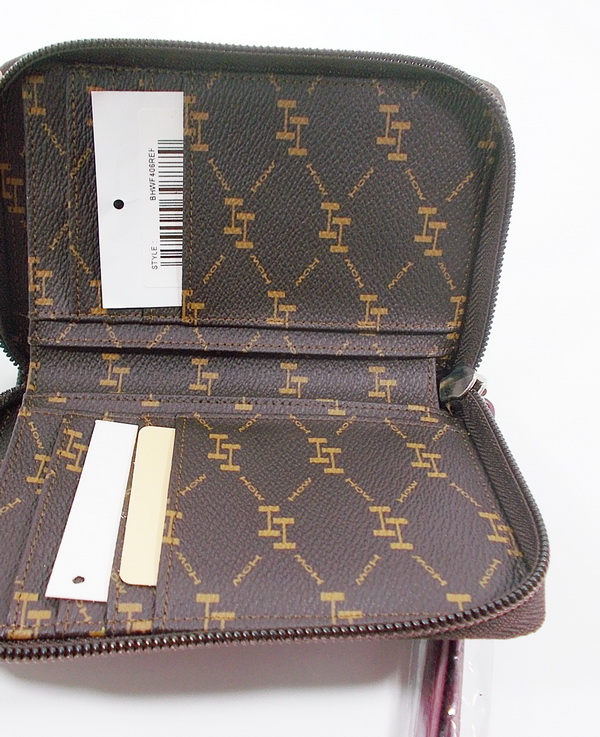 กระเป๋าสตางค์ HOW น้ำตาลไหม้ ใหม่ แท้