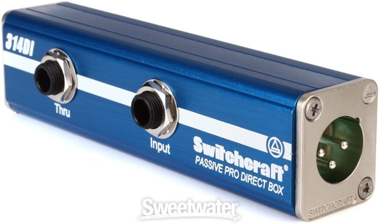 Switchcraft 314DI AudioStix 1-channel Passive Instrument Direct Box