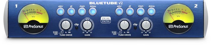 PreSonus BlueTube DP V2 2-Channel Mic/Instrument Tube Preamp