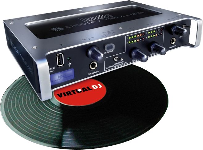 Hercules DeeJay Trim + Scratch 4&6 DJ Audio Interface and Time Code Software