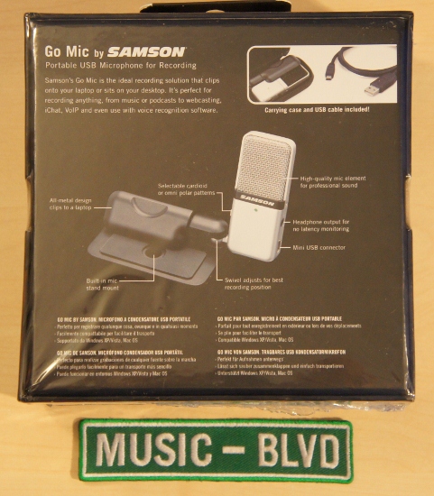 Samson Go Mic Portable USB Condenser Mic
