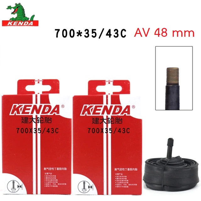 ยางใน KENDA 700 x 35/43 จุ๊บใหญ่ AV 48 mm