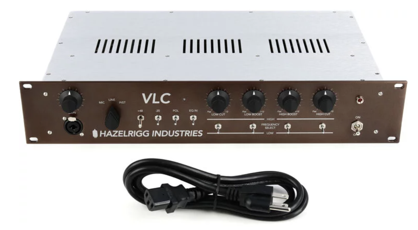 Hazelrigg Industries VLC Vacuum Tube Microphone Preamplifier/Direct Injection/Equalizer