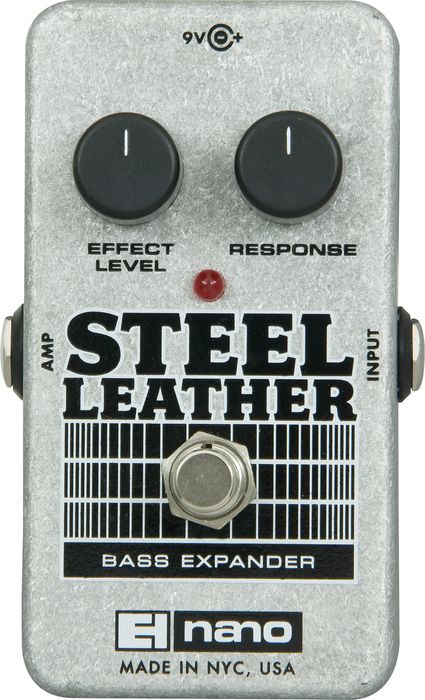 Electro-Harmonix Nano Steel Leather Bass Expander Effect Pedal