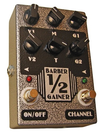 Barber Half-Gainer Dual Overdrive Effect Pedal