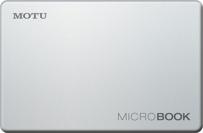 MOTU MicroBook Interface