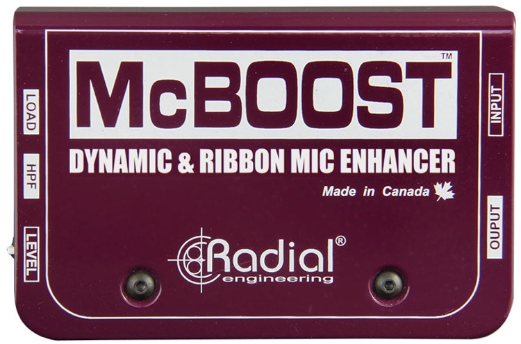 Radial McBoost Microphone Signal Intensifier