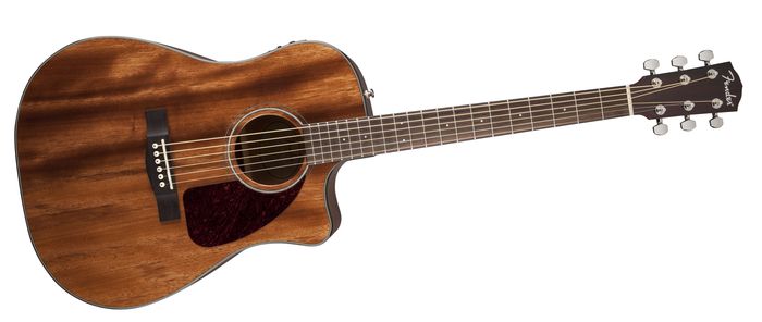 Fender CD-140SCE All Mahogany Acoustic-Electric Guitar Natural