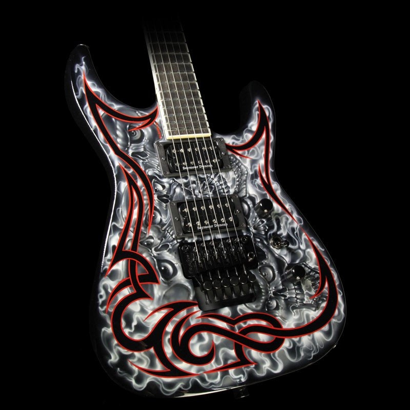Jackson Custom Shop SL2H FR Soloist Electric Guitar - Mike Learn Graphic