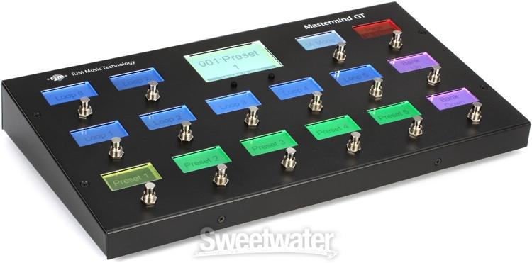 RJM Music Mastermind GT/16 - 16 Button MIDI Controller Pedal
