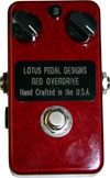 Lotus Pedals Red Overdrive Pedal