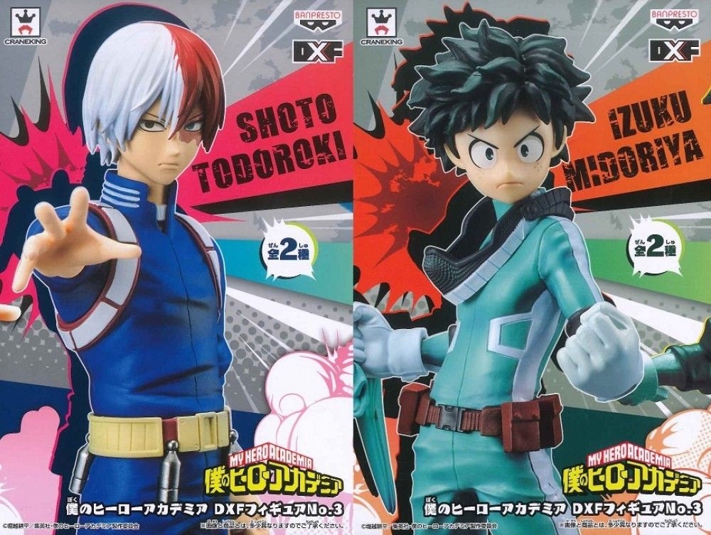 DXF My Hero Academia Vol.3 Izuku Midoriya & Todoroki Shoto Lot JP (แท้)