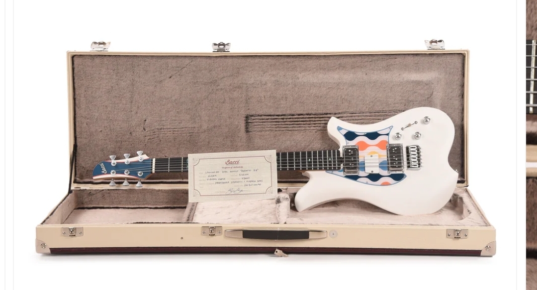 Bacci Leonardo Parato Slalom Dual Output Baritone Red Alder Clear White Bacci