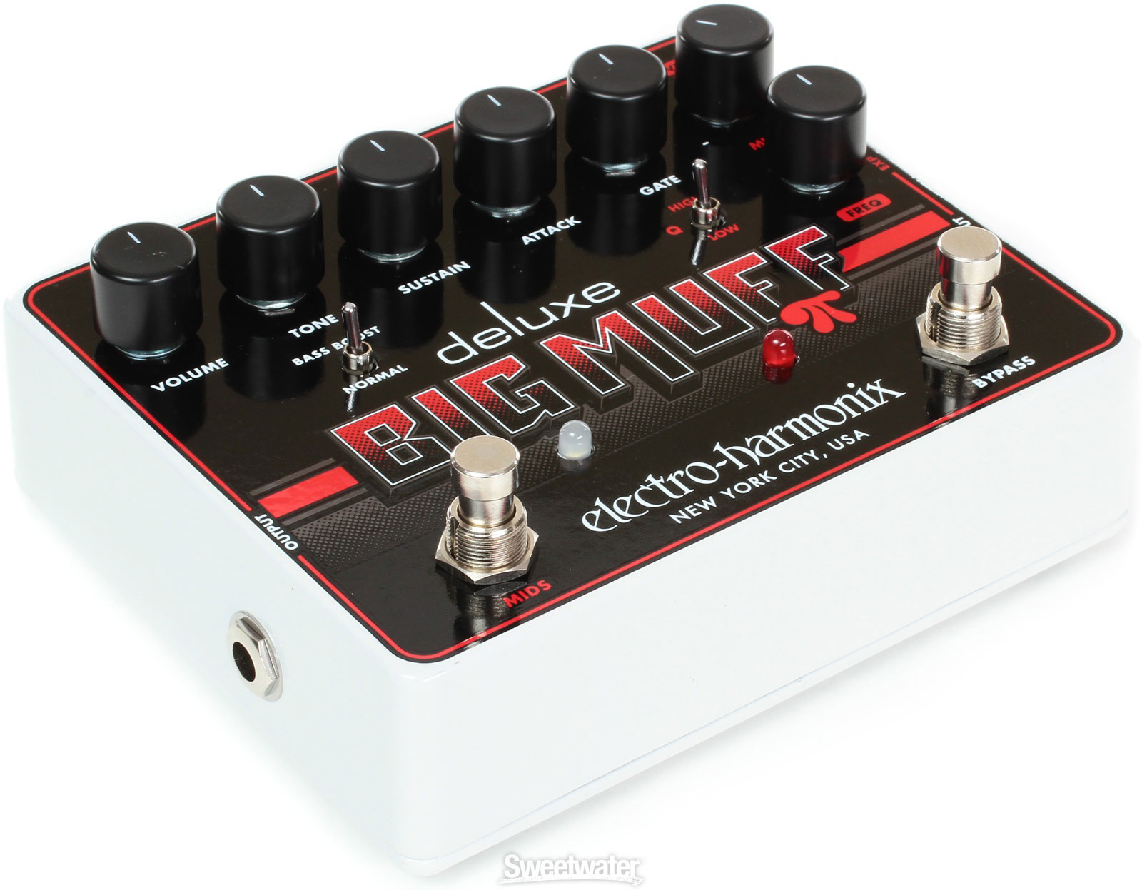 electro-harmonix Deluxe Big Muff Pi Fuzz Pedal with Mid-Shift