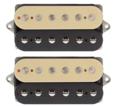 Suhr SSH+ 53mm Bridge, SSV Neck Pickup Set, Zebra