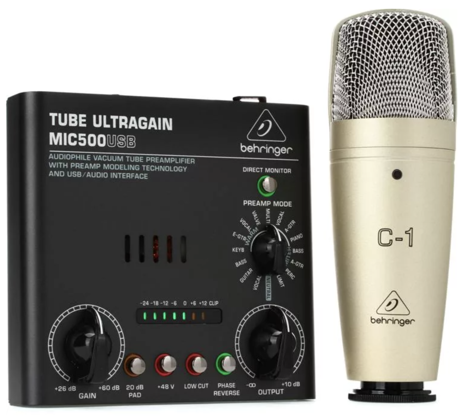 Behringer Voice Studio Recording Bundle