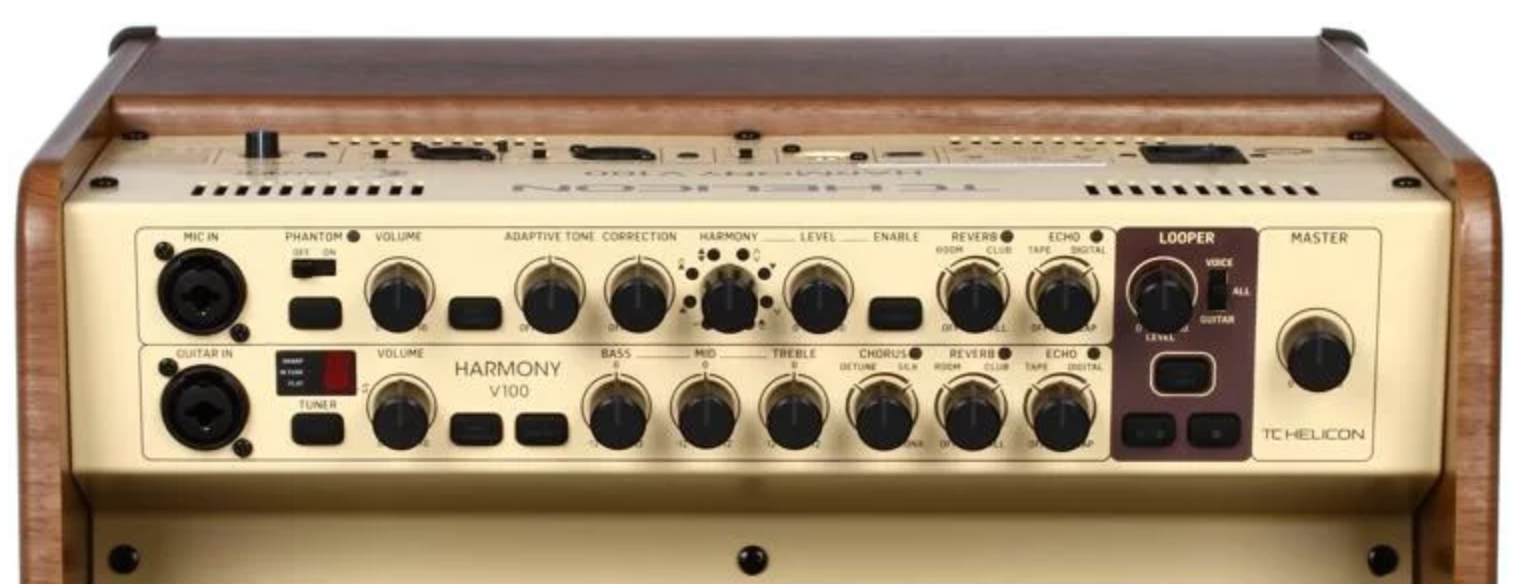 TC-Helicon Harmony V100 100-watt 2-channel Acoustic Amplifier