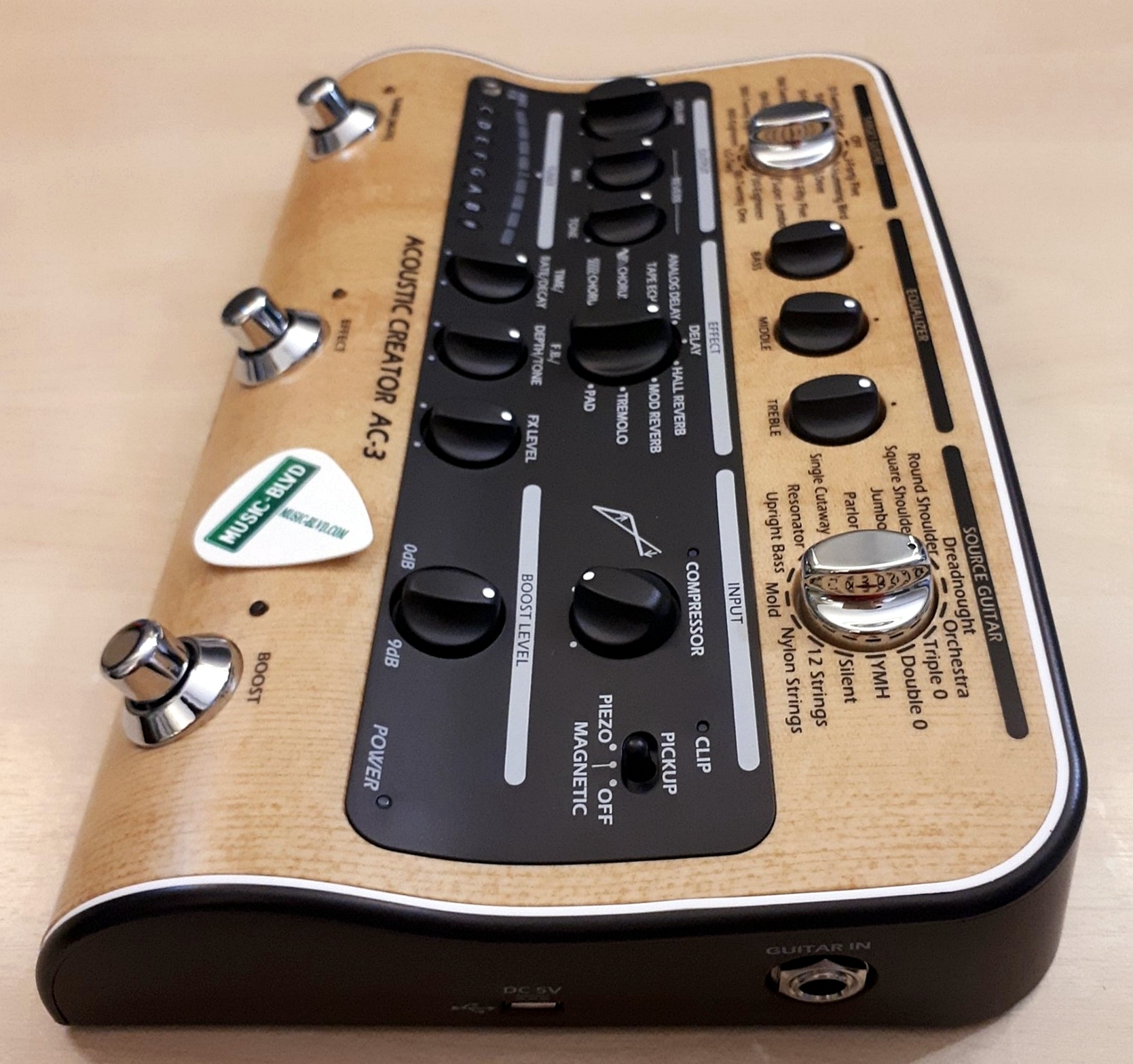 Zoom AC 3 Acoustic Creator Enhanced Direct Box