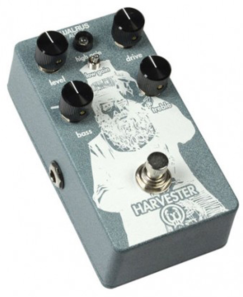 WALRUS AUDIO HARVESTER HIGH GAIN OVERDRIVE - SEAGREEN WITH WHITE INK