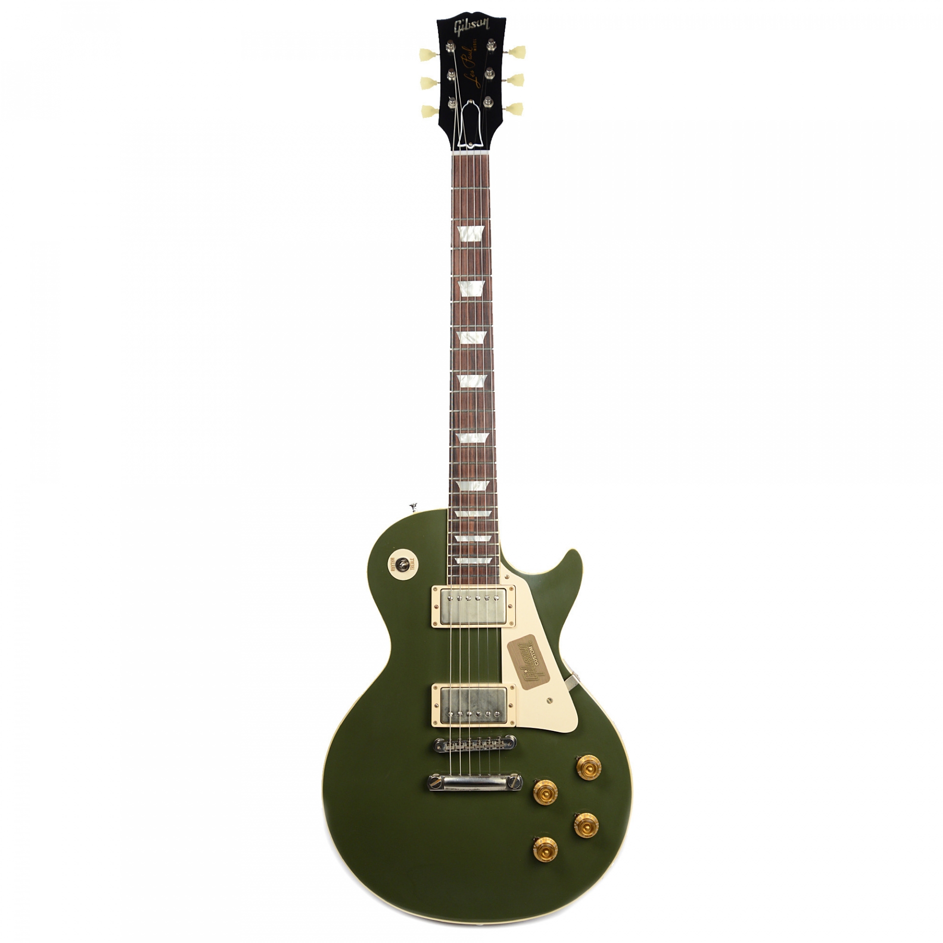 Gibson Custom Standard Historic 1957 Les Paul RI VOS M2M Olive No.R760419