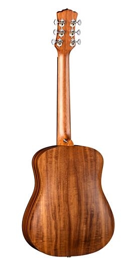 Luna Guitars Safari Solid Koa Top 3/4 Size Acoustic/Electric Guitar Satin Natural