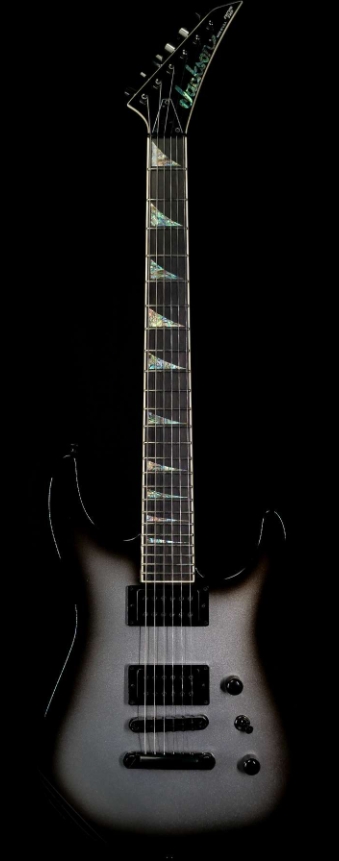 JACKSON CUSTOM SHOP SOLOIST SL2H HT HARDTAIL TONEPROS TUNE-O-MATIC BRIDGE WITH STOPBAR TAILPIECE SILVERBURST