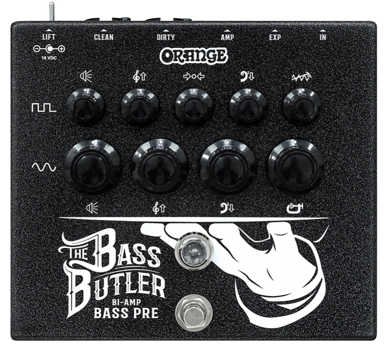 Orange Amplifiers Bass Butler Bi-Amping DI Pedal Black