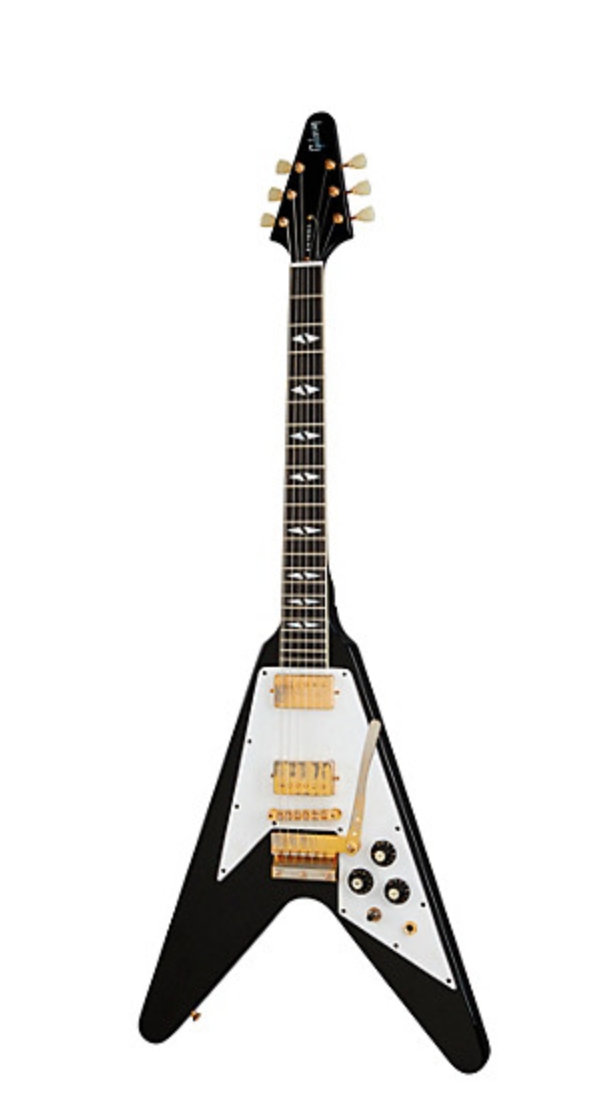 Gibson Custom 1969 Jimi Hendrix Flying V Aged Electric Guitar Ebony