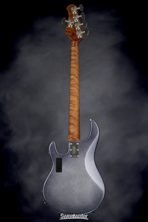 Ernie Ball Music Man StingRay 5 Single Humbucker - Starry Night, Natural Headstock