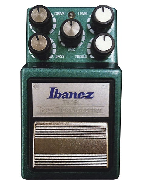 Ibanez 9 Series TS9B Bass Tube Screamer Overdrive Bass Effects Pedal Green