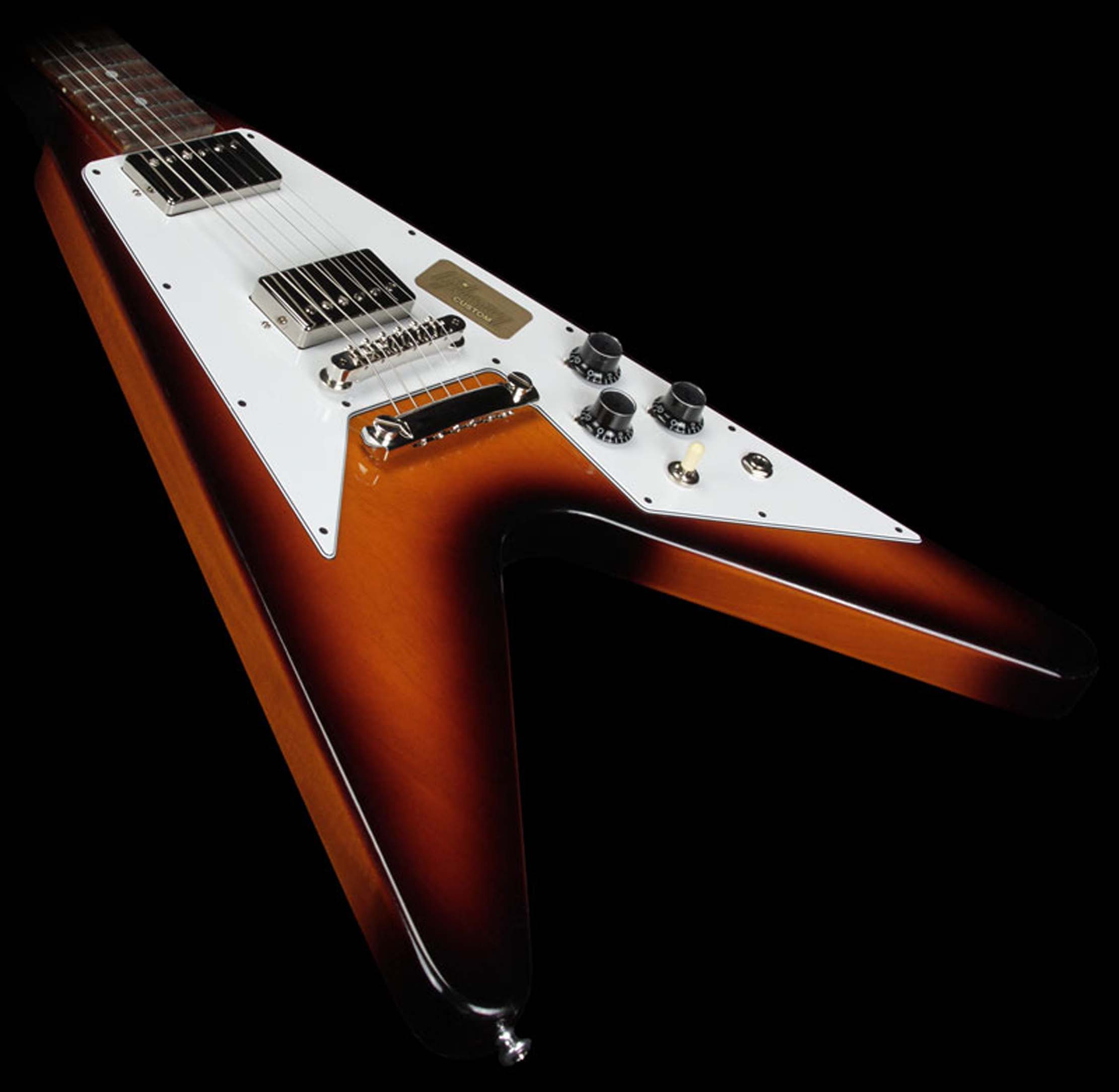Gibson Custom Shop Benchmark 67 Flying V Electric Guitar Vintage Sunburst