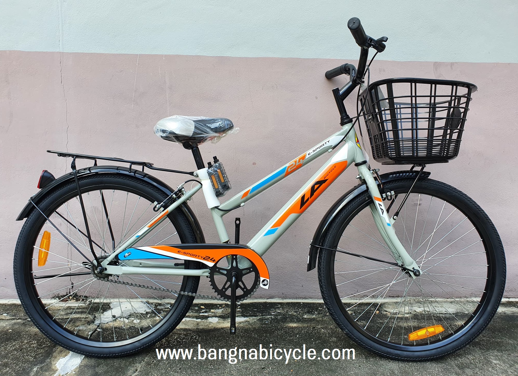 รถจักรยาน MTB LA E-SPORTY 24 นิ้ว ทรงผู้ชาย ล้อเหล็ก