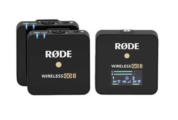 Rode Microphones Wireless GO II Compact Microphone System with 2x Transmitters and 1x Receiver