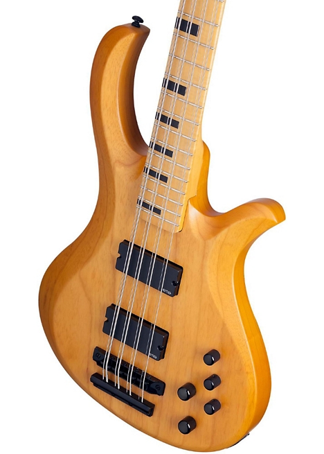 Schecter Guitar Research Riot-8 Session 8-String Electric Bass - Satin Aged Natural