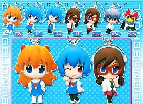 Evangelion School Puchi Swing (1ตัว,แท้)[A,B,D,E,F]
