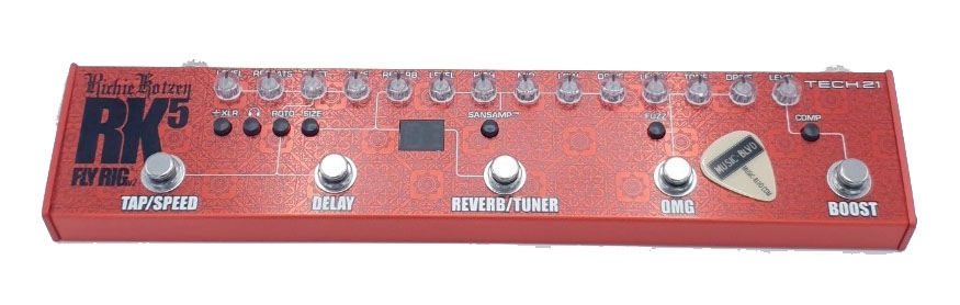 Tech 21 Richie Kotzen RK5 Signature Fly Rig V2 w/Signature OMG Overdrive