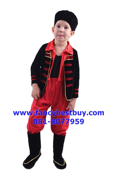 ชุดประจำชาติรัสเซีย Rassia Costume ชุดแฟนซีเด็กชาย มีขนาด S 100-110, M 110-120, L 120-130