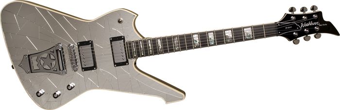 Washburn Paul Stanley Signature Electric Guitar with Cracked Mirror Top