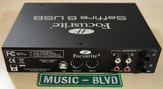 Focusrite Saffire 6 USB Audio Interface