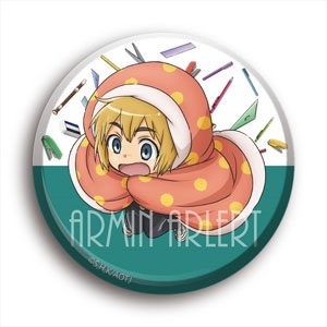 เข็มกลัด Attack on Titan Junior High: Big Size Can Badge 03. Armin (แท้)
