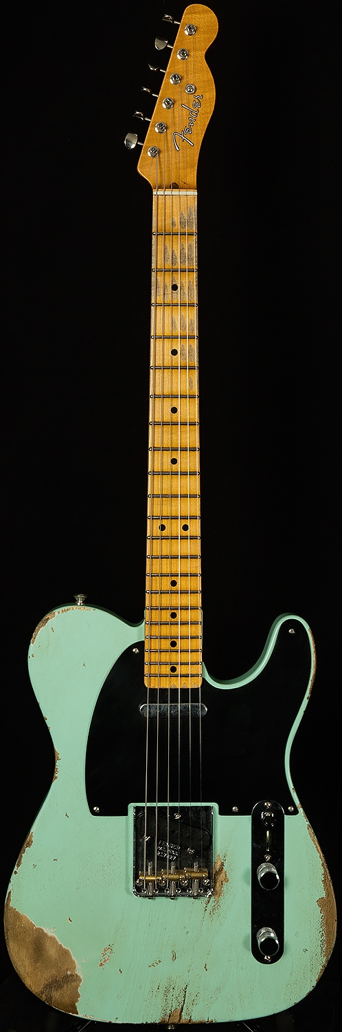 Fender Custom Shop Dealer Select Wildwood 10 1951 Nocaster Heavy Relic - Faded Surf Green