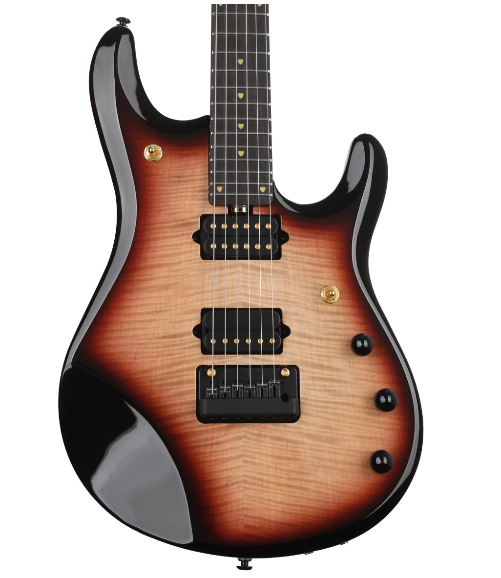 Ernie Ball Music Man JP6 20th Anniversary Electric Guitar - Honey Butter Burst with Ebony Fingerboard