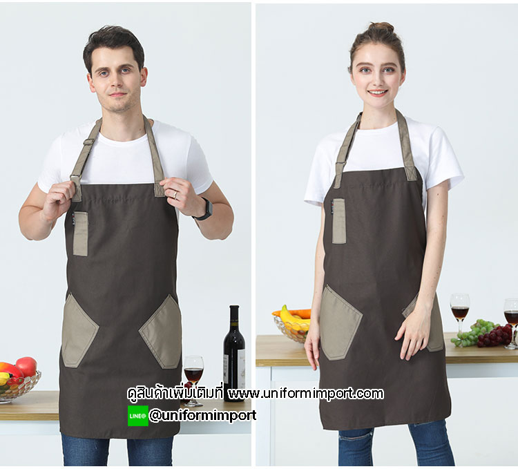 ผ้ากันเปื้อนร้านกาแฟ
