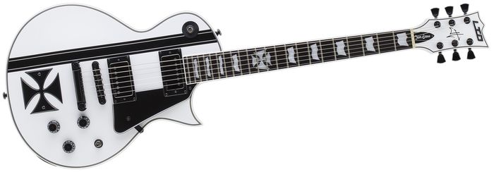 ESP LTD James Hetfield Signature Iron Cross Electric Guitar Snow White