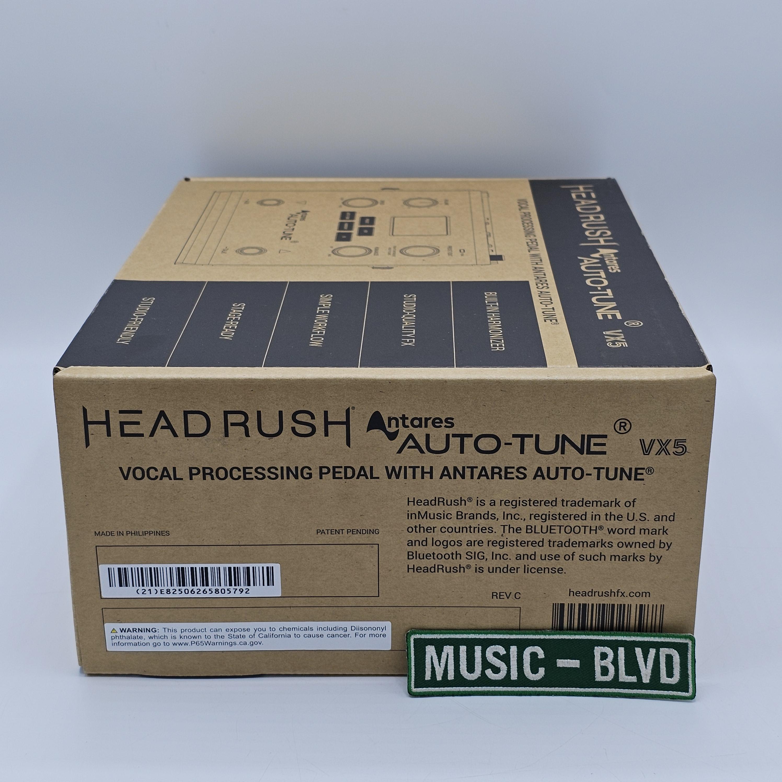 HeadRush VX5 AUTOTUNE Vocal Effects Pedal for Singers with Antares AutoTune
