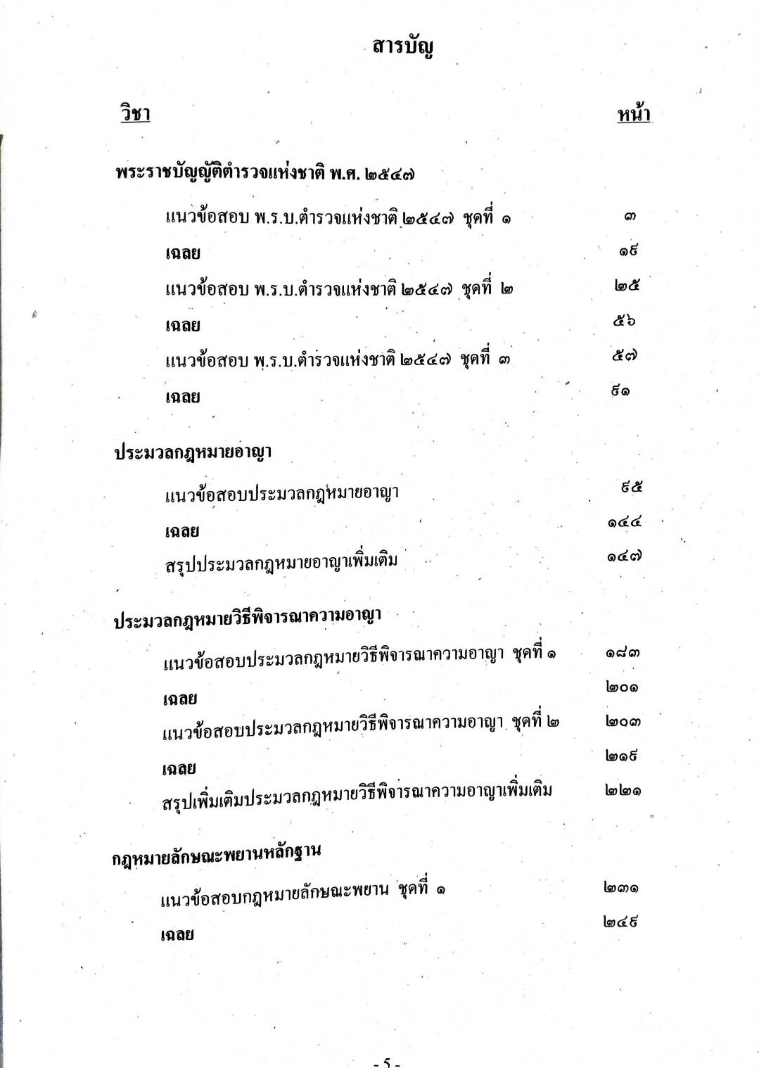 เจาะข้อสอบ ข้าราชการตำรวจ สายปราบปราม เล่ม 1 (ยังไม่มีการ update)