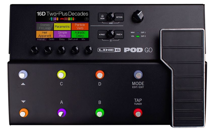 Line 6 POD Go Guitar Multi-Effects Processor Black