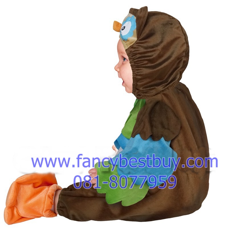 ชุดแฟนซีนกฮูก เป็นชุดแฟนซีเด็กทารกหรือเด็กเล็ก ผ้านิ่มสำหรับเด็กอ่อน ใช้ได้ทั้งเด็กชายหญิง M 70-80 cm, L 80-90 cm.