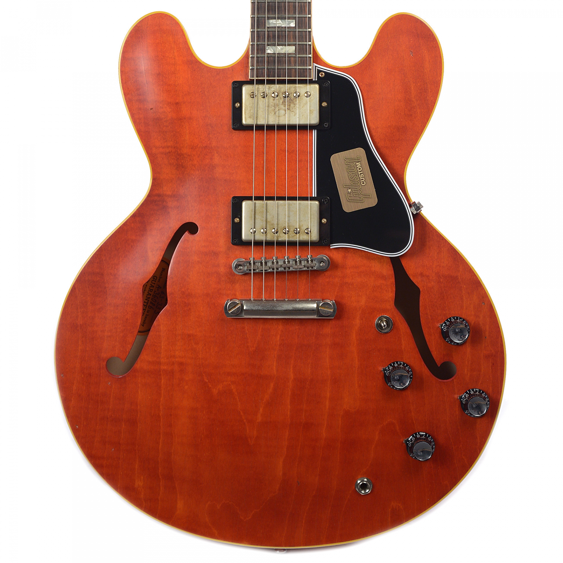 Gibson Custom Shop 1963 ES-335 Plain Antique Ruby Lightly Aged No.A36086